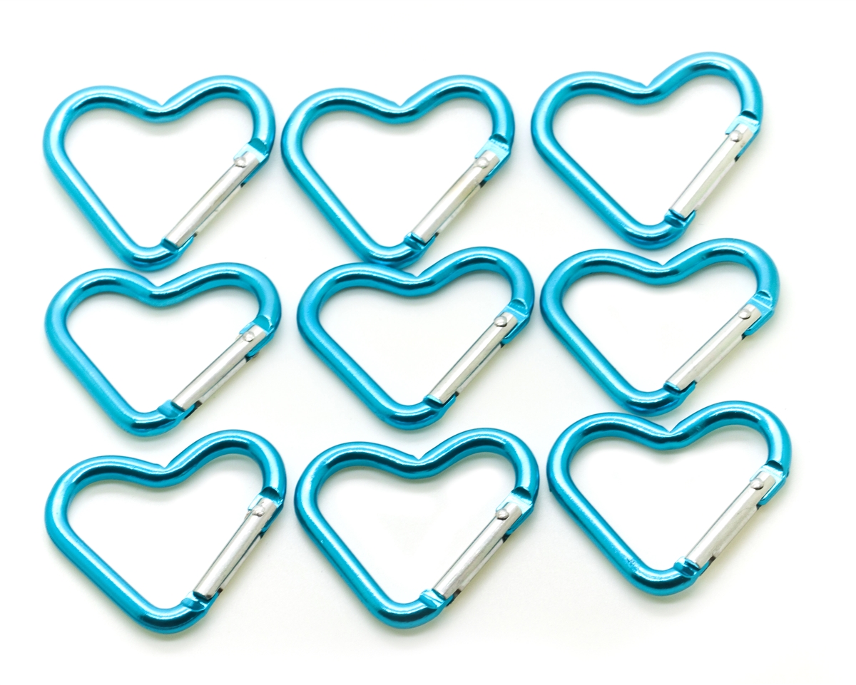 Shop for and Buy Heart Shape Carabiner Clip Keychain - Bulk Pack