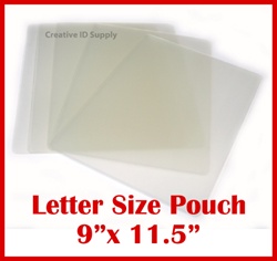 Letter Laminating Pouch - 3 mil - Size: 9" x 11-1/2"