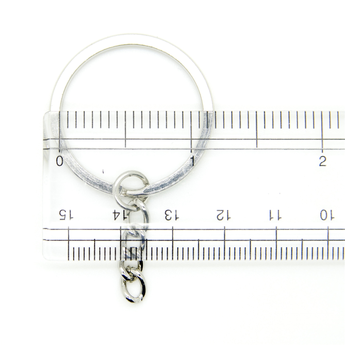 100pcs Key Rings Split Rings Keychain 32mm 1-1/4 D Heavy Duty Rings 