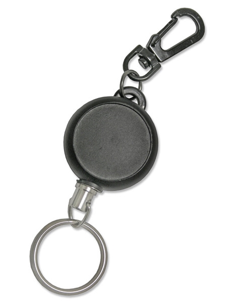 HEAVY DUTY HIGHLY DURABLE Retractable badge reel with STEEL WIRE
