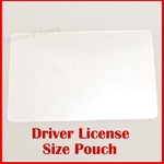 DRIVERS LICENSE LAMINATING POUCH - 2-3/8" x 3-5/8"  - 5mil